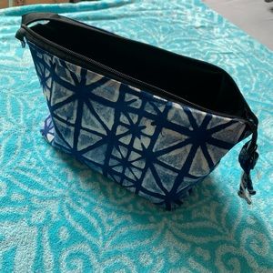 Geometric Dyed Toiletry Makeup or Organization bag